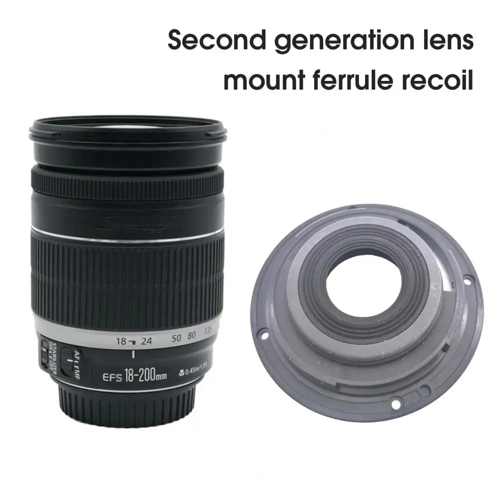Lens Bayonets Ring  Useful Wear-resistant Plastic  DSLR Camera Lens Mount Ring Replacement