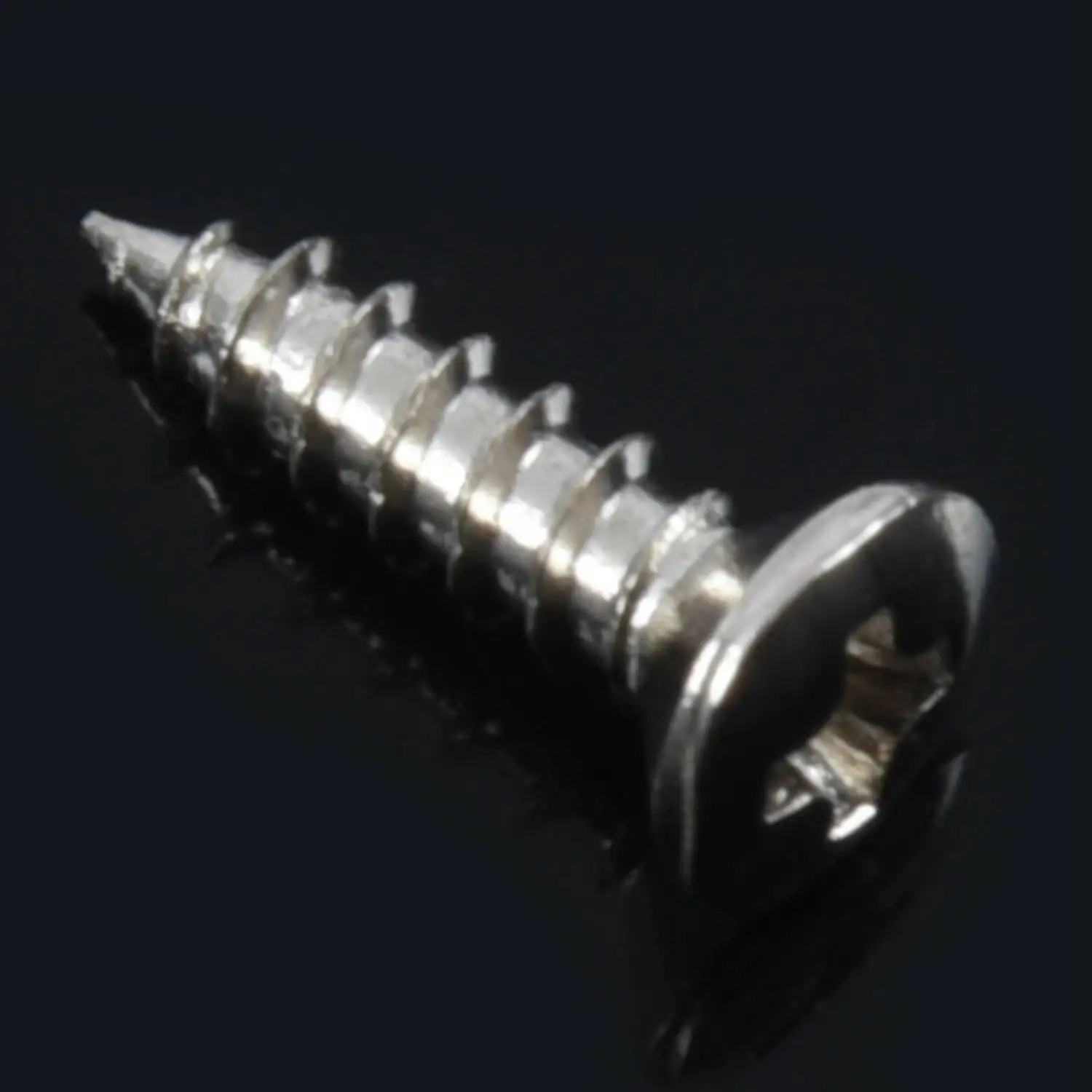 Tornillo de golpeador de 30 piezas para guitarra eléctrica Strat/Tele, bajo, Plata