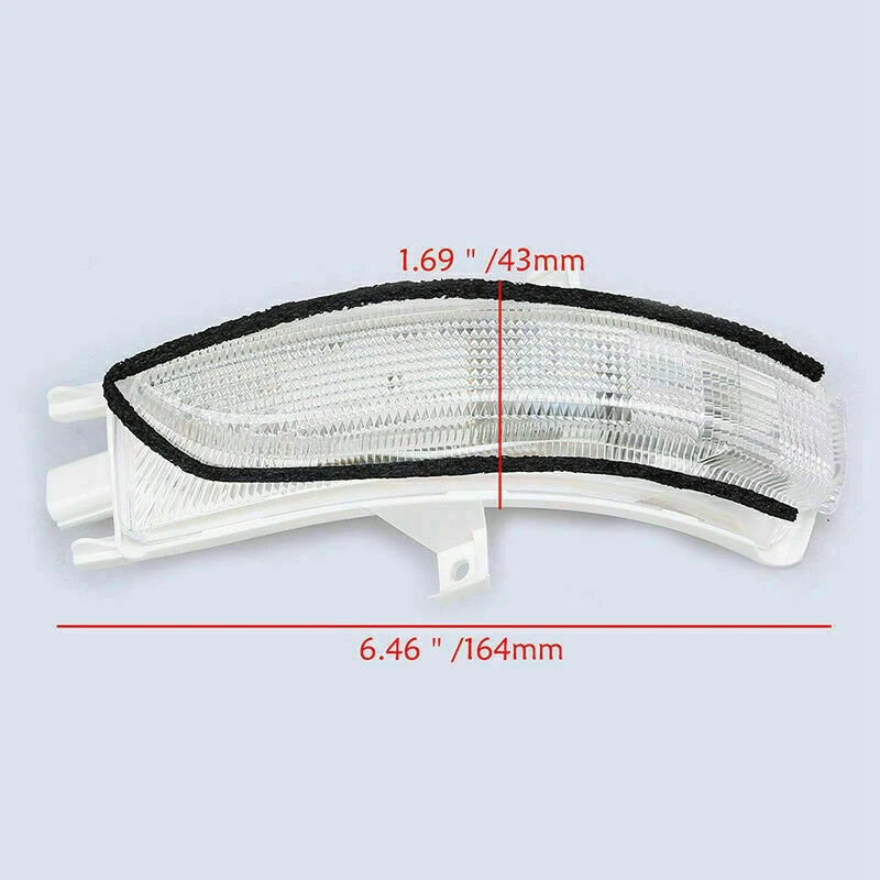 4X Car Rearview Mirror LED Turn Signal Lamp Warning Light For Honda FIT JAZZ FIT SALOON CITY 2003-2008