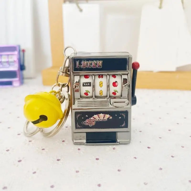 D7YD – Mini porte-clés en forme Machine à sous fruits, jouet pour enfant, à pour enfants
