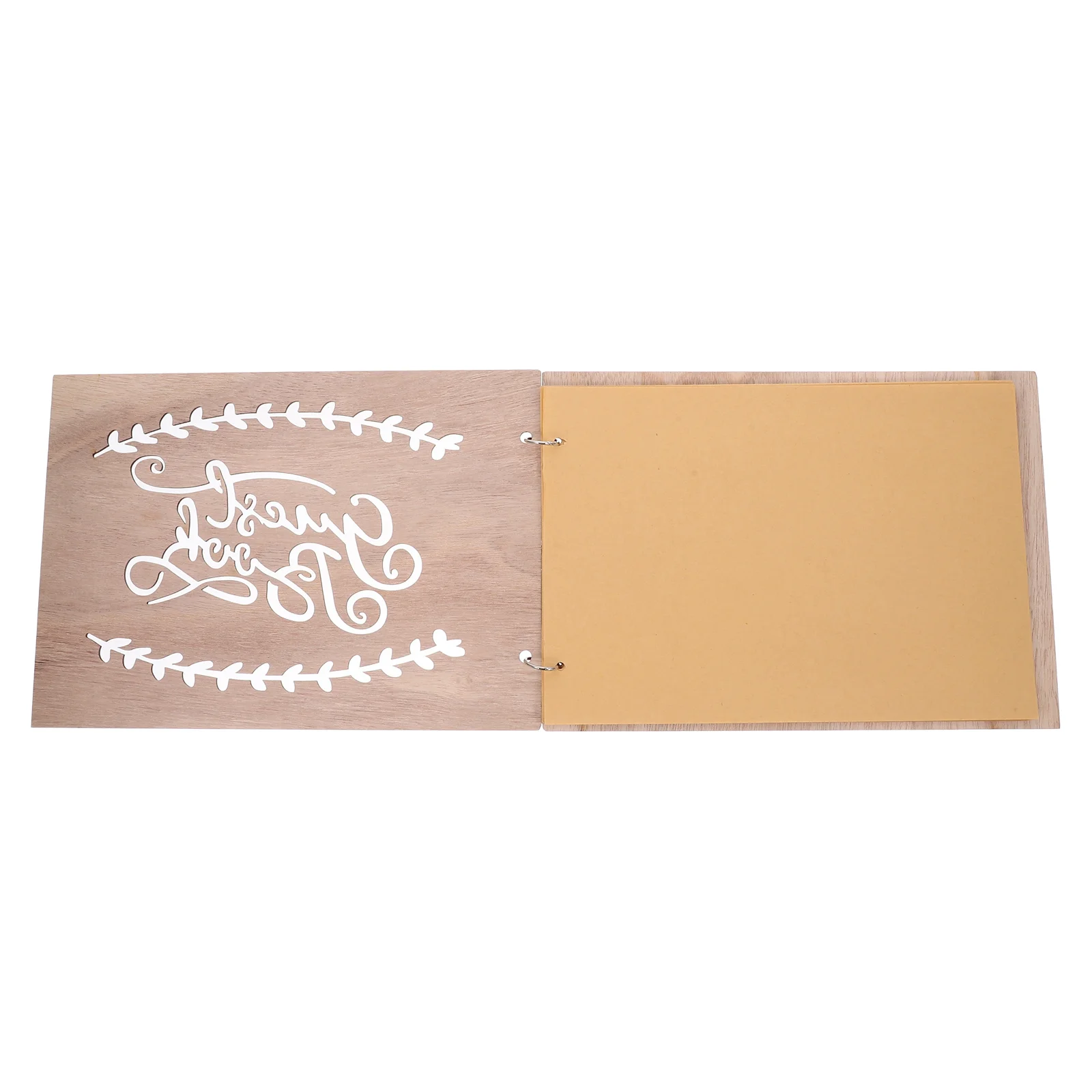

Cherished Wooden Wedding Guest Book 20 Pages Heartfelt Messages Rustic Design Wedding Reception Engagement Anniversary Decor