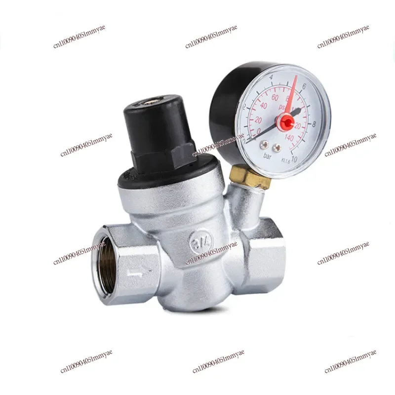 

Water Pressure Regulator with Gauge Pressure Maintaining Valve Tap Water Pressure Reducing Valve DN15 DN20