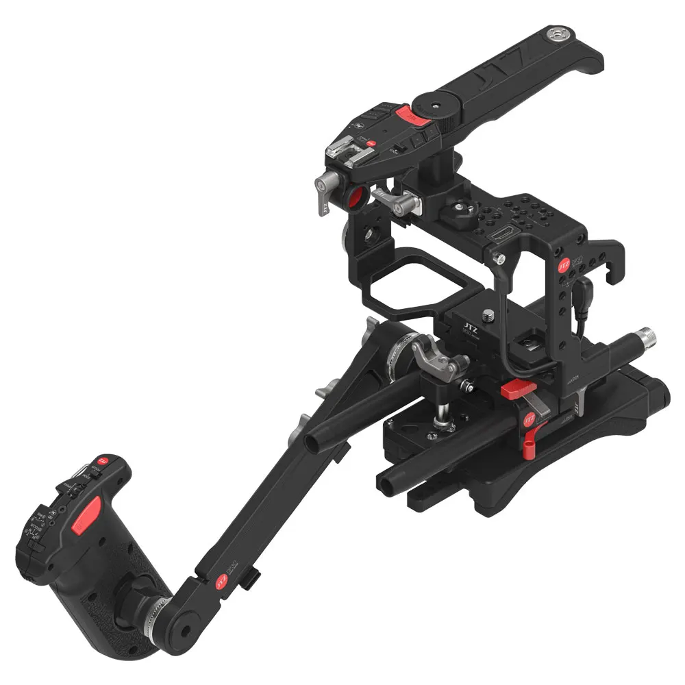 

JTZ DP30 Camera Cage Baseplate Rig kit for SONY A7,A7II,A7R,A7RII,A7S,A7SII DSLR Camera 15mm Rail Rod Baseplate Rig Follow Focus