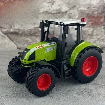 1:32 Modell Legierung landwirtschaft lichen Traktor Druckguss Schiebe technik Auto Sound und Licht zurückziehen Spielzeug Fahrzeug Geschenke Jungen