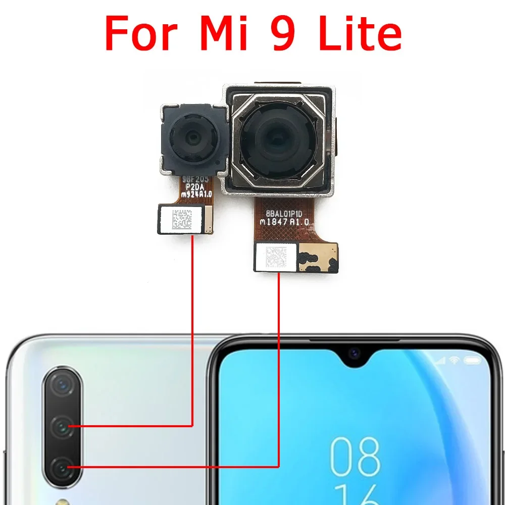 Rear Camera For Xiaomi Mi 9T Pro 6 8 Lite 9 SE Mi6 Mi8 Mi9 Back Camera Module Backside Flex Replacement Repair Spare Parts