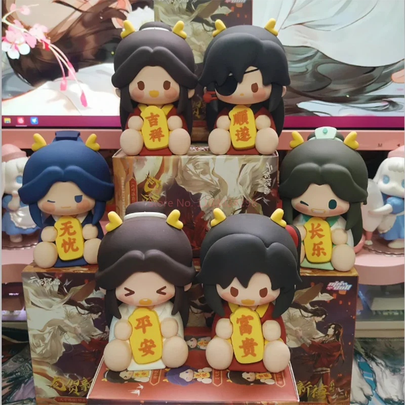 Tian Guan Ci Fu TGCF Cielo Ufficiali Benedizione Hua Cheng Xie Lian Drago PVC Figura Bambola Giocattolo Modello Mobili Display Cosplay