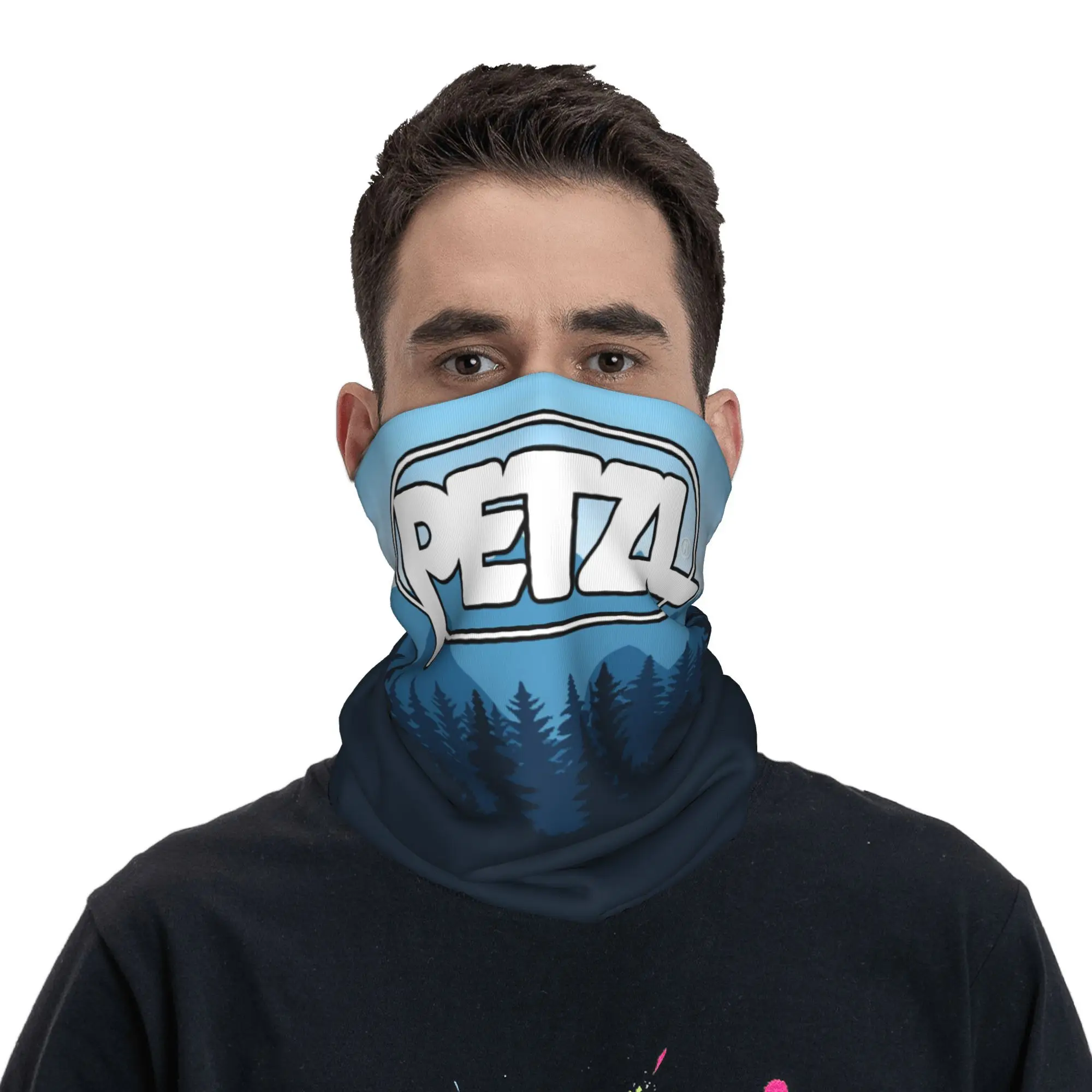 사용자 정의 P-Petzles 배경 이미지 목 각반 여성 남성 UV 얼굴 방패 스키용 겨울 두건 스카프