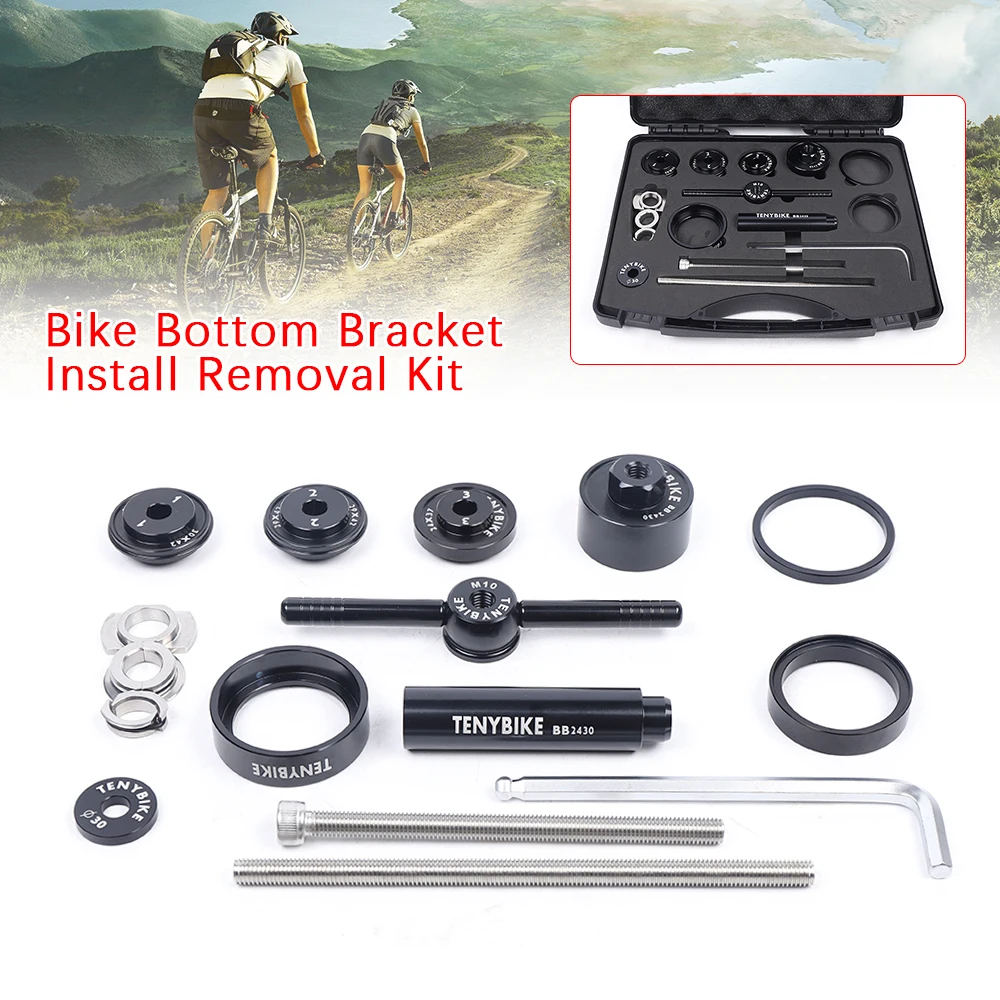 Bike Bottom Bracket Install Removal Kit Professional Bicycle BB Bearing Press Tool Bicycle Bottom Bracket Installation Removal