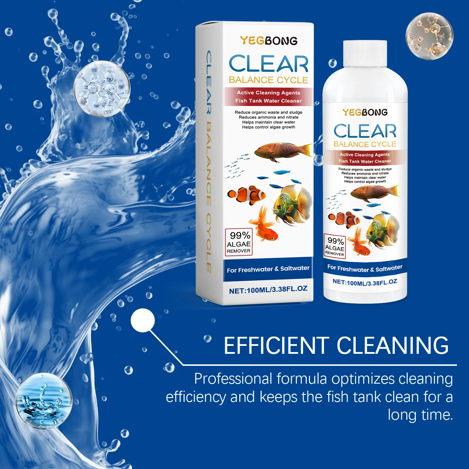 100ML Balık Tankı Su Temizleyi - Aquarium Fish Tank Cleaner incelemesi ve fiyatı