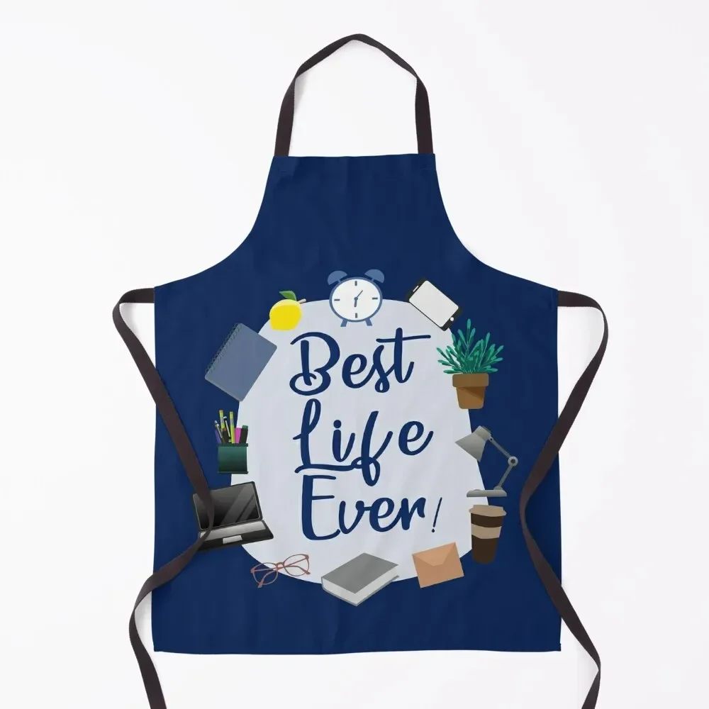 

Best life Ever - Letter Writing for Brothers Apron Kitchen Women Barista Funny Apron