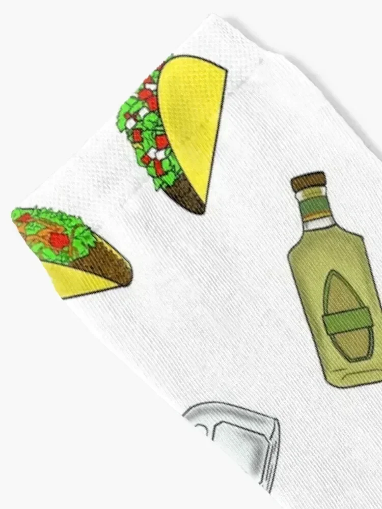 Tacos and Tequila Socks heated Men's Mens Socks Women's