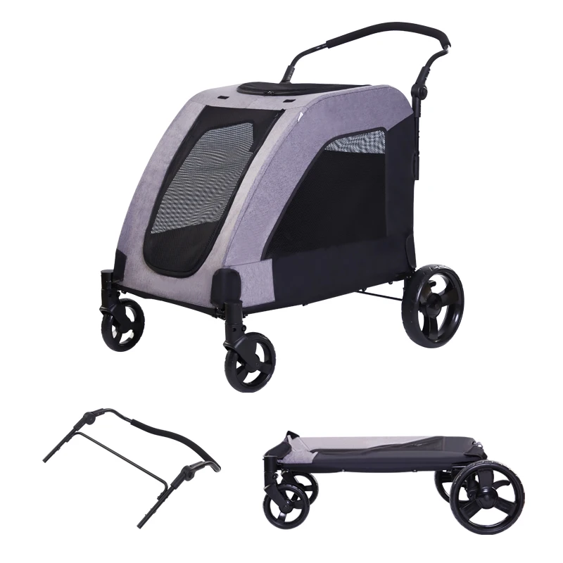 sell Luxury  large folding outdoor pet dog stroller wagon 3 in 1 for puppy