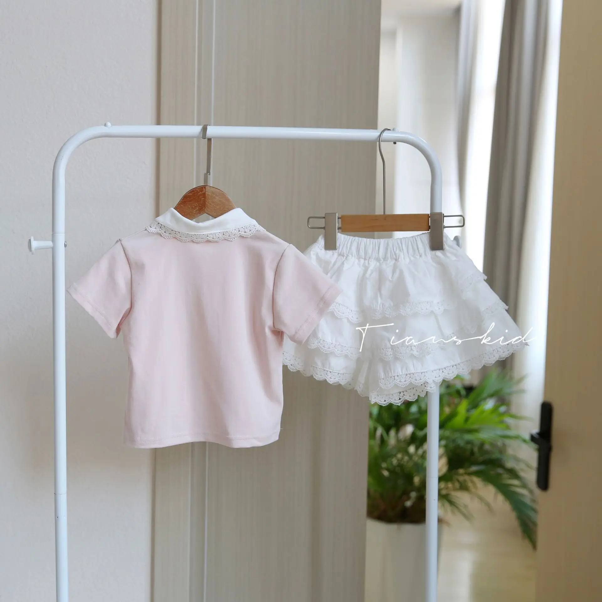 Neue Mädchen College-Style POLO-Shirt und Kurzer Rock Kinder Boutique-Qualitätskleidung Süße Kinderbekleidung – Detail 17