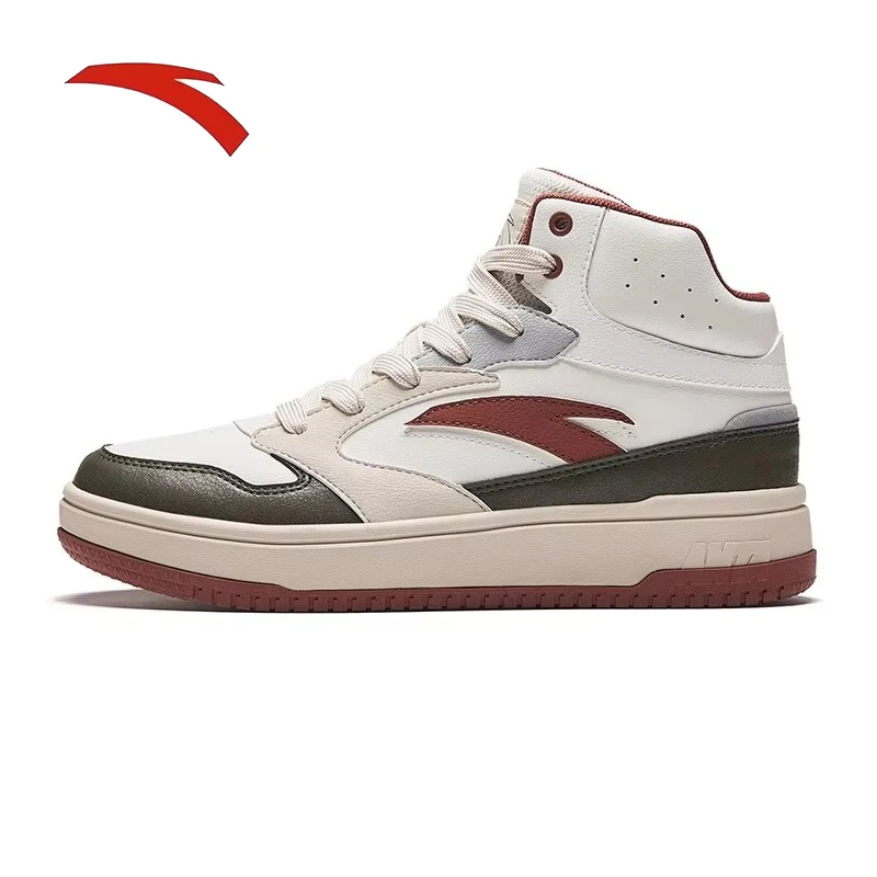 

ANTA Zero Sense High Top Board Shoes for Men 2024 Winter New Versatile Plush High Top Men's Shoes Casual Trendy Sports Shoes