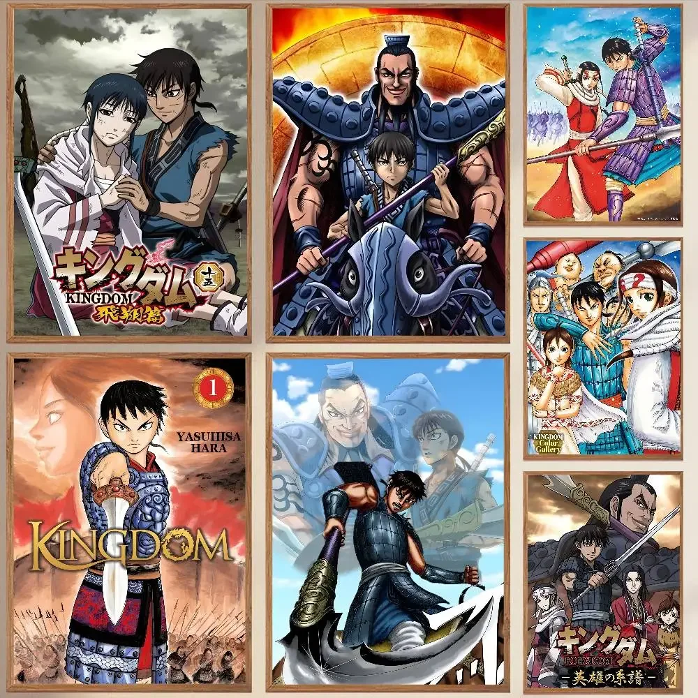 ملصق حائط فني عالي الدقة مقاوم للماء من K-Kingdom Manga Anime مطبوع ذاتي اللصق. ديكور غرفة المنزل الجمالي لغرفة المعيشة وغرفة النوم