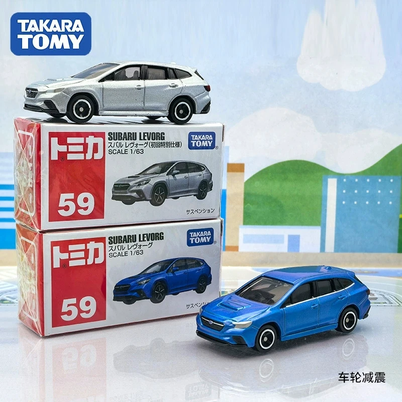 

Takara Tomy Tomica No.59 Subaru Levorg автомобили из сплава, литая под давлением металлическая модель, детские подарочные игрушки для мальчиков