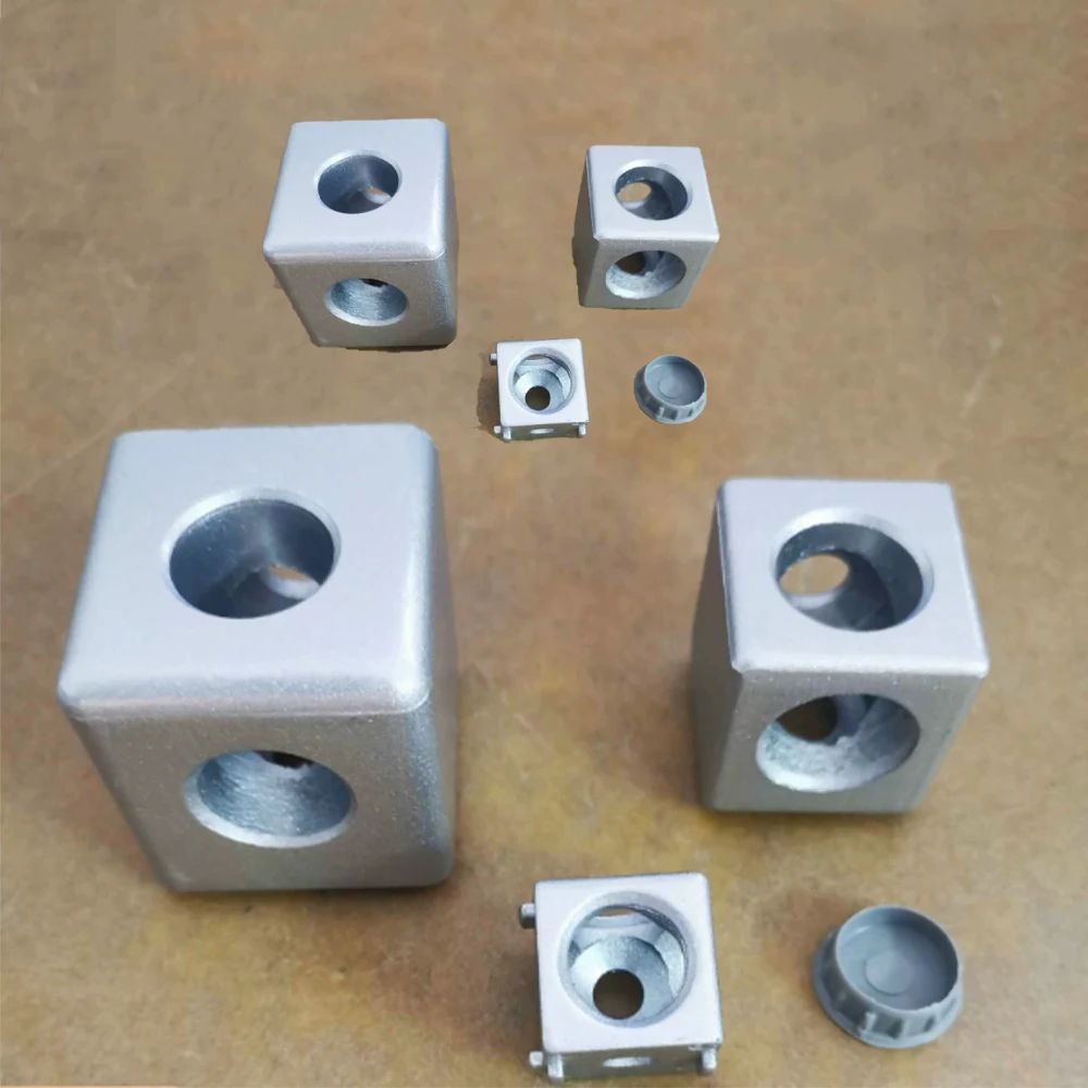 2-Way 3-Way Connector 2020/3030/4040 Series Aluminum Profile Wheel Regulator Corner Two Way/Three Direction Joint Fittings