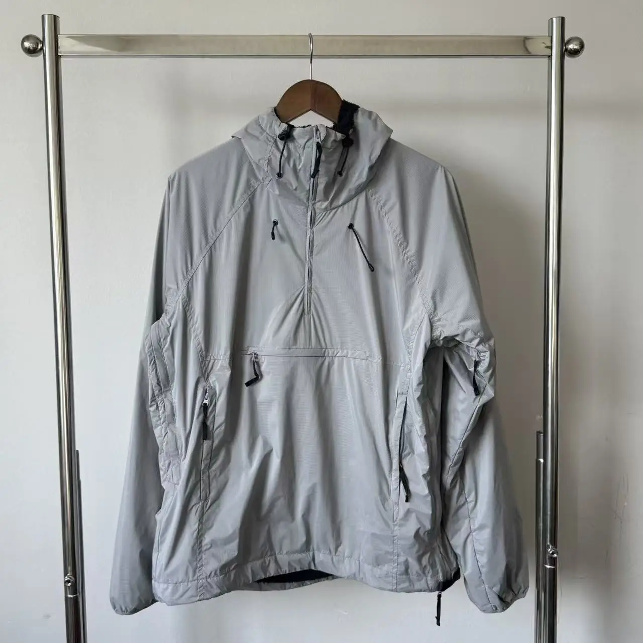 

Yamatomichi Alpha Anorak Outdoor Hooded Fleece Thermal Jacket Lightweight Jacket