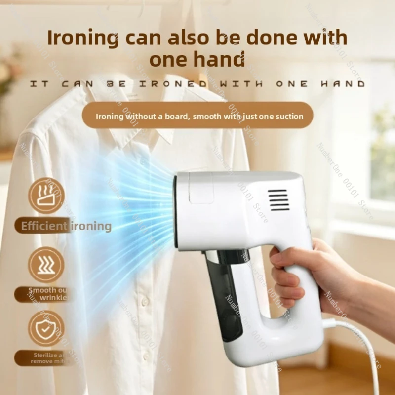 ספינת קיטור לבגד ואקום כף יד 1200W מגהץ קיטור רטוב יבש מכונת גיהוץ בגדים ניידים תקע האיחוד האירופי לשימוש ביתי בנסיעות