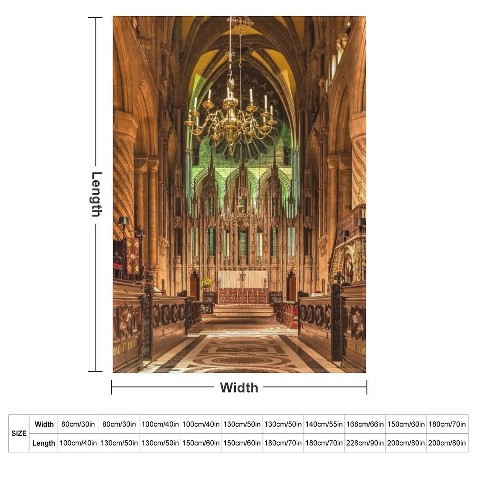 Durham cathedral Throw Blanket Thins for winter Decorative Sofa Hair Luxury Thicken Plaid Blankets