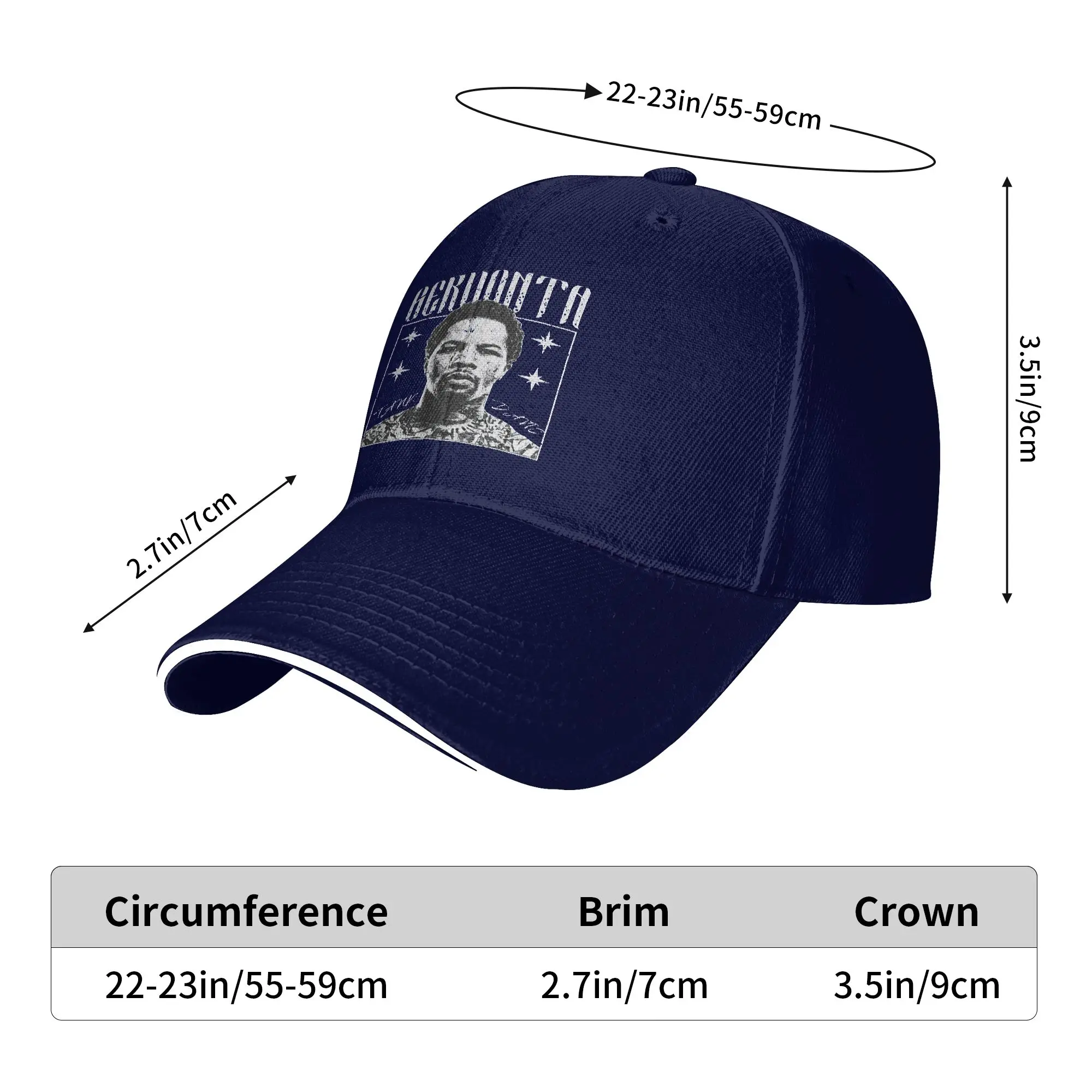 Gervonta Davis Boxing Baseball Cap  Outdoor Sport Sun Visor Hip Hop Hats Unisex Men y2k Funny Custom Logo Baseball Caps