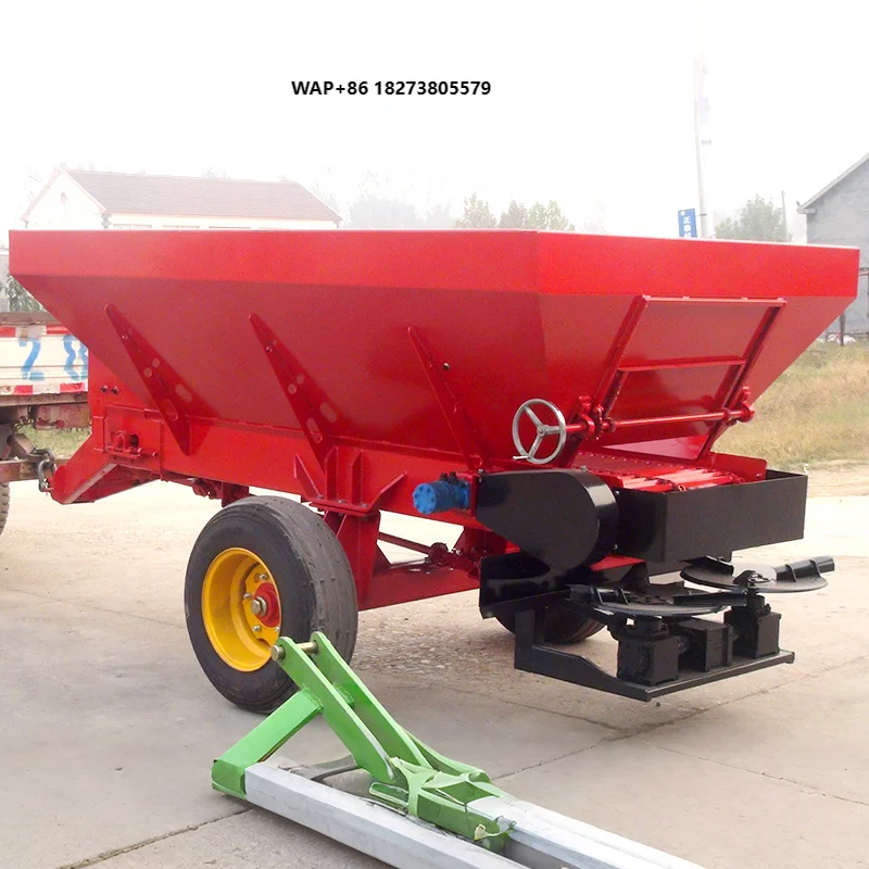 Farm Machine Tractor Trailed Heavy Duty Fertilizer Spreader Truck Manure Spreader Machine