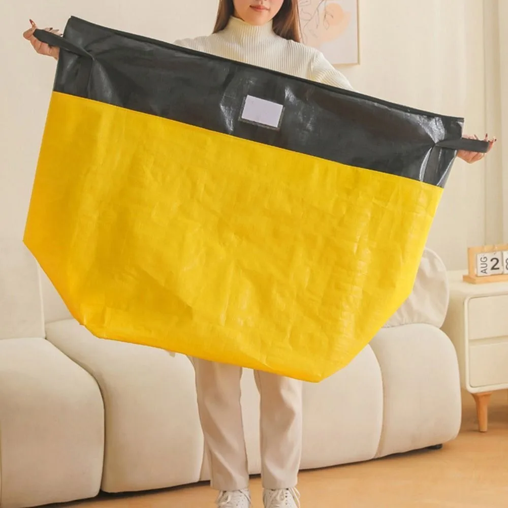 Large Capacity Moving Package Bag Durable Waterproof Luggage Packing Bag Multifunctional Dustproof Clothes Quilt Storage Bag