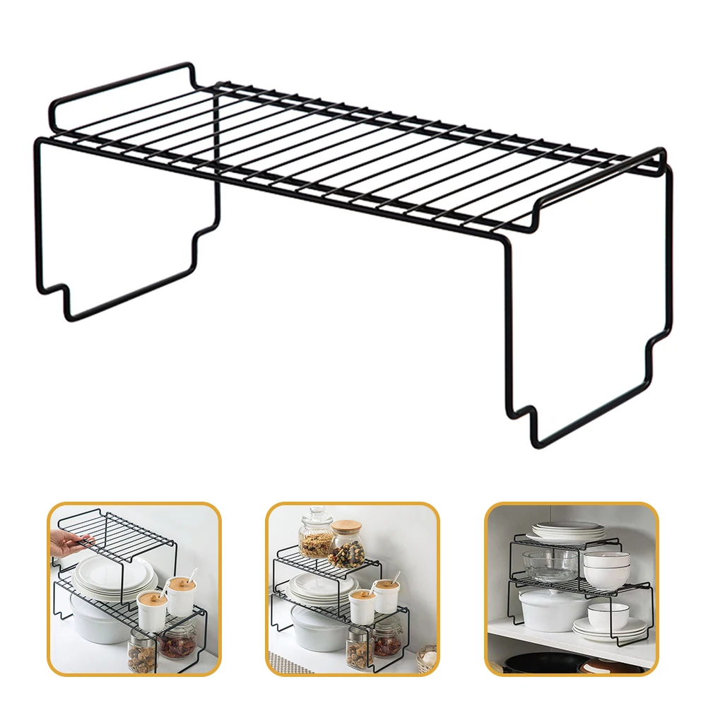 

Iron Kitchen Spice Rack Organizer Counter Pantry Cabinet Large Capacity Metal Storage Shelf For Spices Condiments Cans