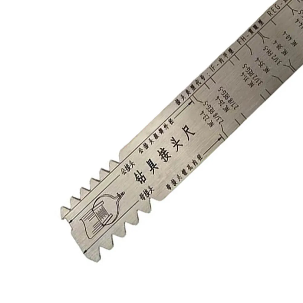 Drill String Joint Measurement Ruler Supporting REG IF FH Thread Types Used in Oilfield Drilling and Maintenae
