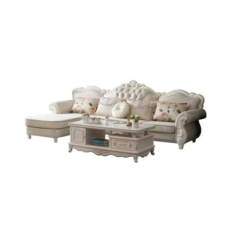 

Light luxury solid wood sofa, living room 2025 new fabric sofa