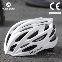 WEST BIKING Ultralight Cycling Helmet MTB Road Bicycle Helmet Bicycle Safety Cap for Men Women Bicycle Helmet 54-62cm Adjustable