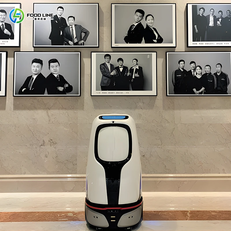 Picture 7: Autonomously Taking Elevator Robot Reception Hotel Food Delivery Robot Service Robot