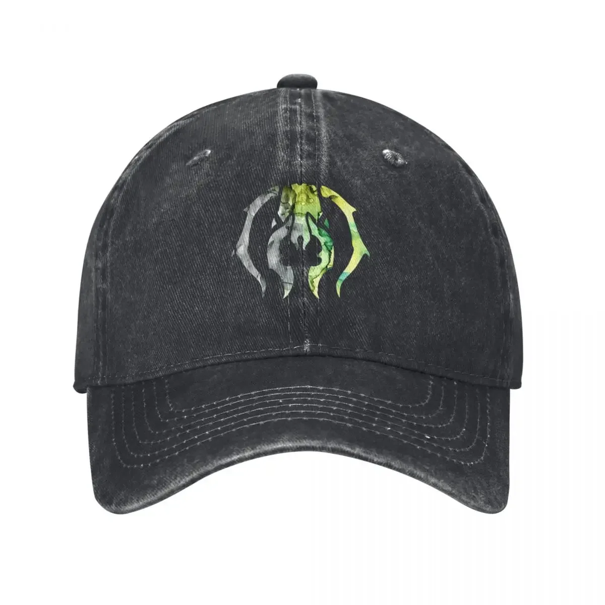 MTG Golgari Swarm Ravnica Guild Insignia Logo Black Background Baseball Cap Hat Man Luxury Icon Woman Men's