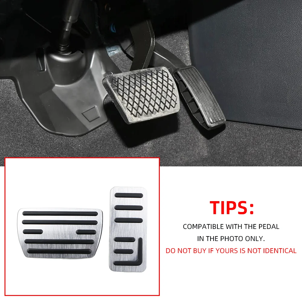 Car Pedals Gas Brake Pedal Cover for Honda Z-RV HR-V 2021 - 2024 2025 2026 AT Automatic Pad Protector Interior Accessories
