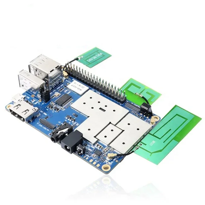 Hot selling Orange Pi 4G-IOT 1G Cortex-A53 8GB EMMC Support 4G SIM Card Blue tooth Android6.0 mini PC