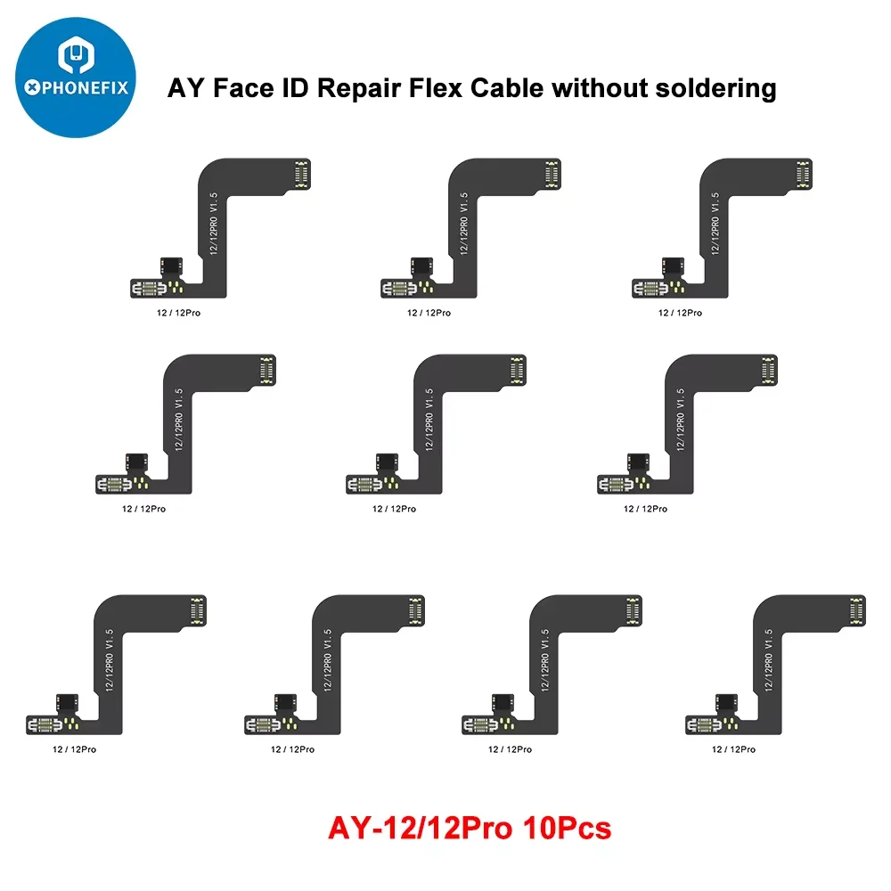 AY A108 Face ID Dot Matrix Projector Read Write Repair Flex Cable No Welding External Battery FPC For iPhone X-14 Pro Max Repair