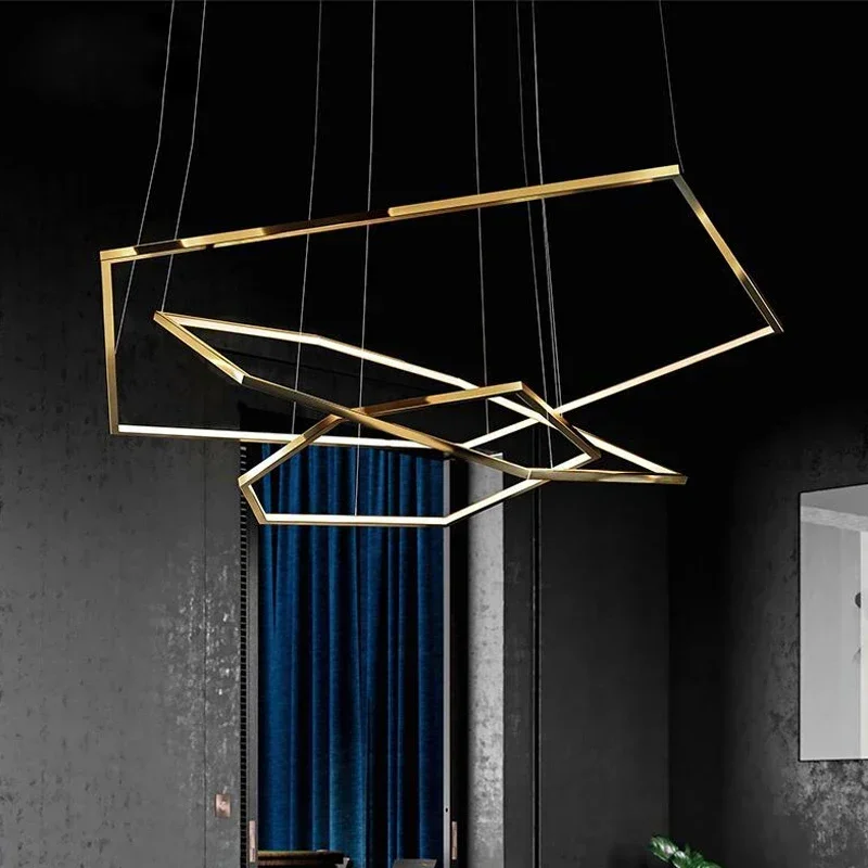 

Modern Hexagon Led Pendant Light Living Dining Room Chandelier Lighting Home Decor Bedroom Lampara Office Hanging Lamp Luminaire
