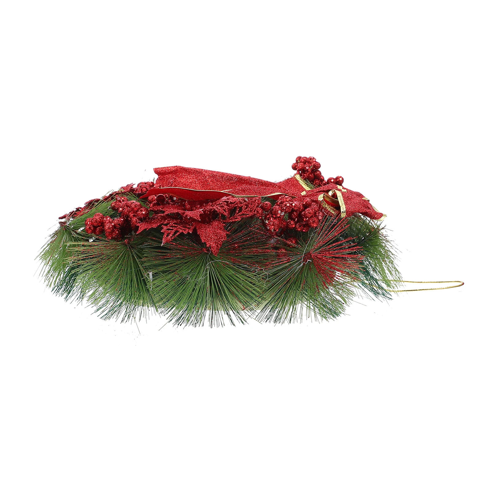 

1pc Christmas Garland Wreath Hanging Door Decoration Festive Party Holiday Xmas Wreath Decorative Long Lasting Quality