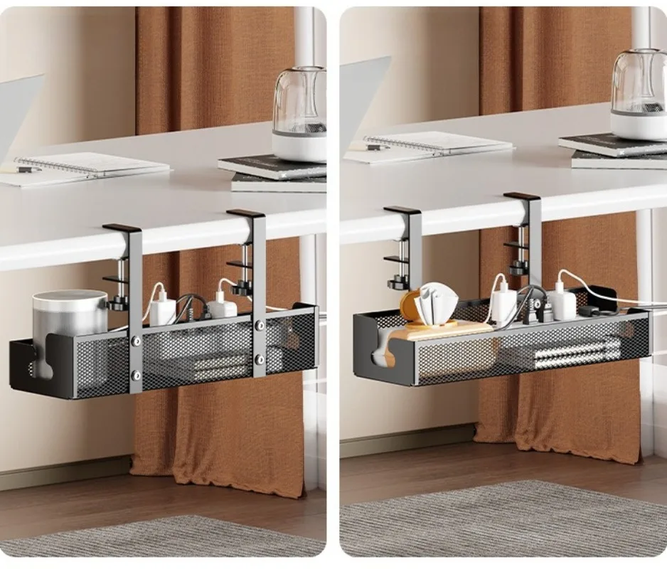 Under-table Cable Organizer No Need for Drilling Simple Wire Winding Device Household Socket Router Wire and Data Cable Fixator