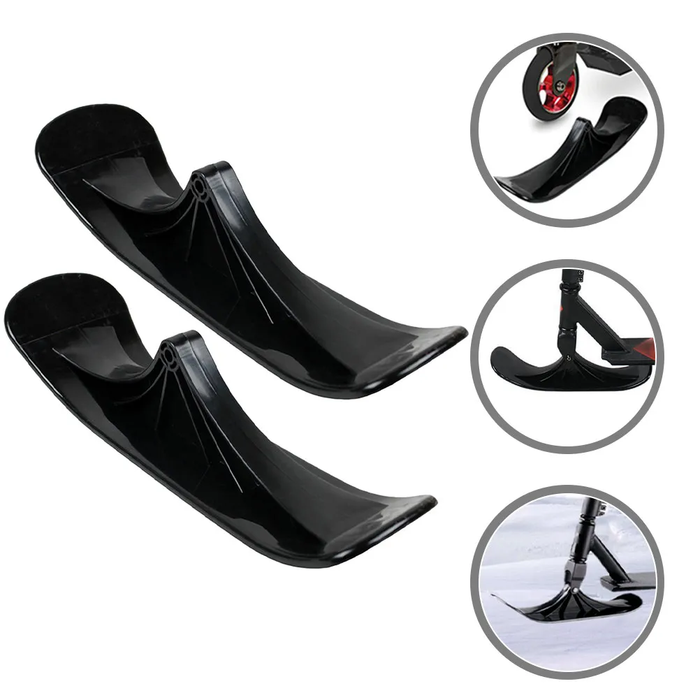 

1Pair Snow Scooter Ski Sled Scooter Snowboard Outdoor Winter Snow Sled Lightweight Pe Smooth Rounded Edges