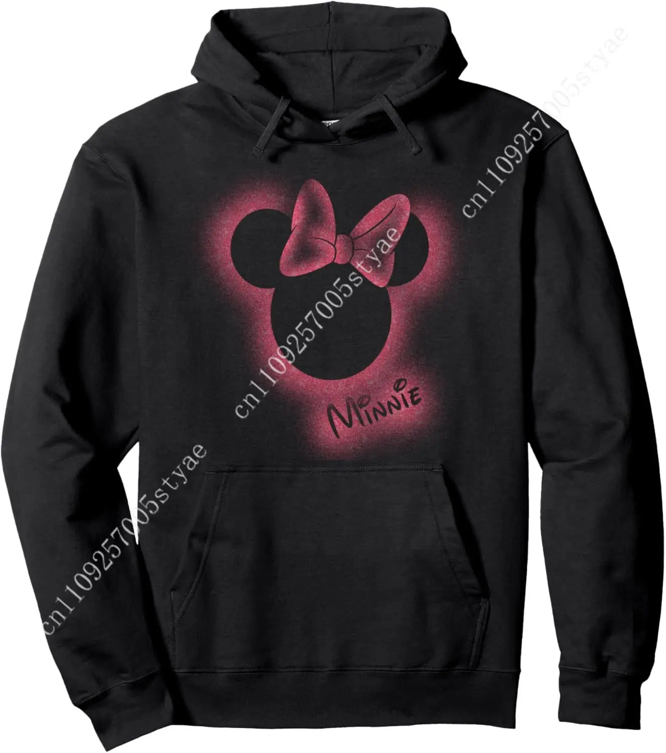 

Disney Minnie Mouse Stencil Hoodie Pullover Hoodie