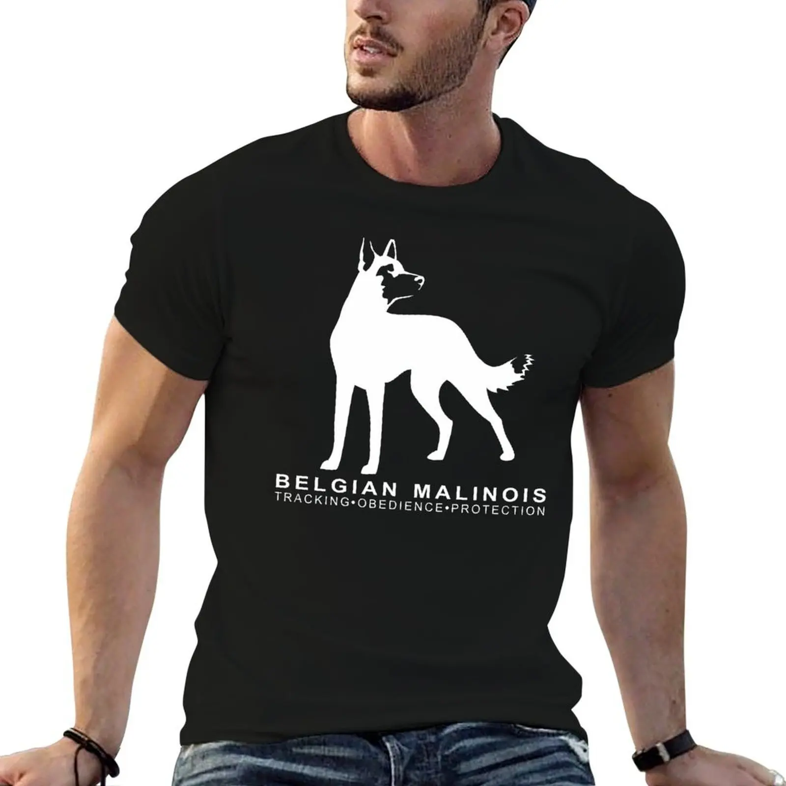 

Belgian Malinois Schutzhund NickerStickers on Redbubble T-Shirt man t shirt designer man t shirts for men T-Shirt