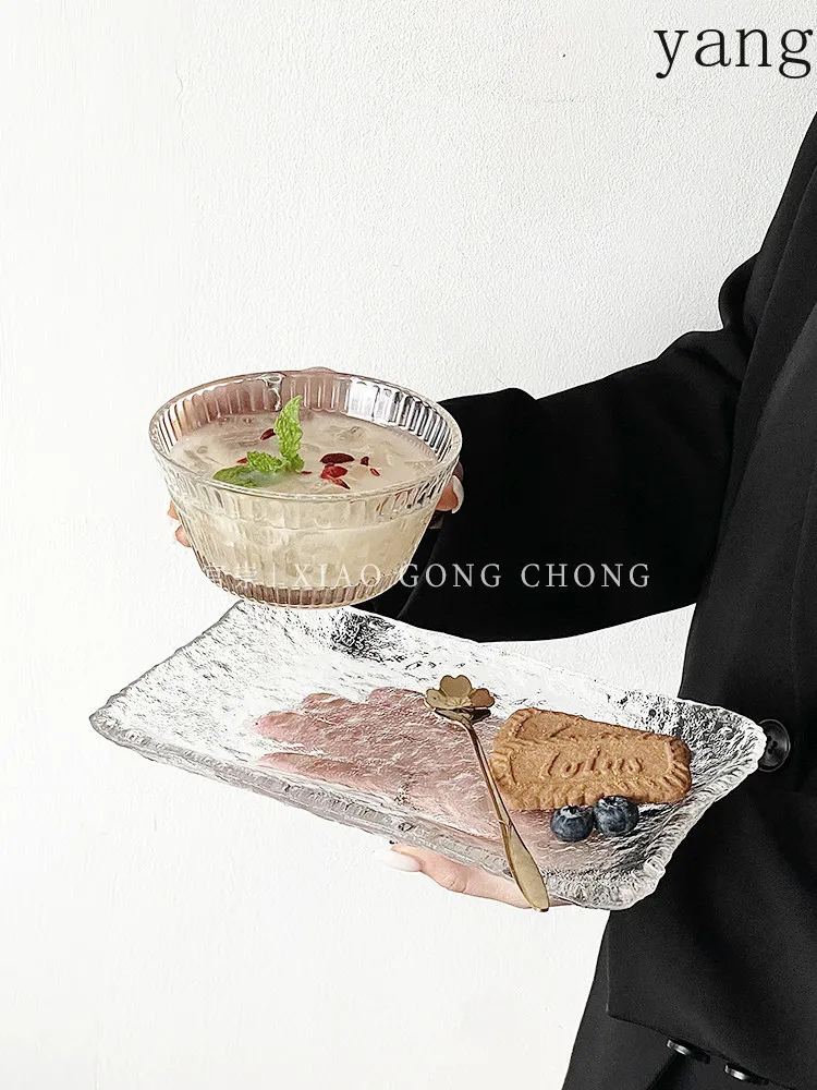LMM Bird's Nest Ice Cream Ice Cream Snack Bowl Dim Sum Plate Afternoon Tea Tableware