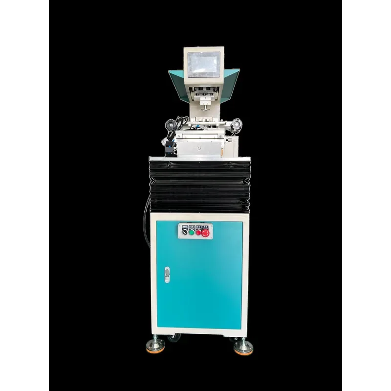 In-line Pad Printer Compatible with Molding Lines, for Tubes, Plastics, Glass, Metals and NFC Products.