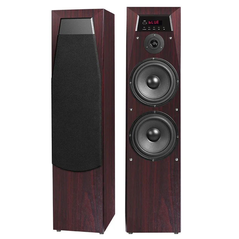 Factory Wholesale Multimedia 2.0 Wooden Professional Surround Sound Tower Speakers IA-260H