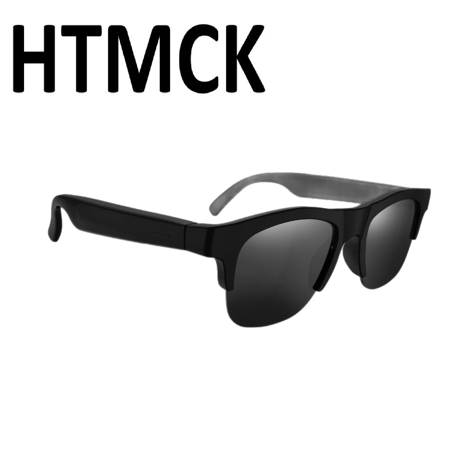 Gafas de sol inteligentes HTMCK con Bluetooth V5.3 para hombres y mujeres, ideales para deportes al aire libre, con auriculares, sonido de alta fidelidad, protección UV y función de llamadas.