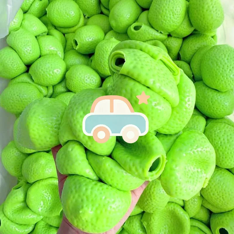 Lemon Squeeze Stress Ball 1/2Pcs Soft Skin DIY Sensory Fidget Desk Toy for Office Workers Students Stress Relief