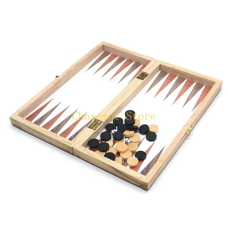 E7CE 1Set 3-in-1 Schachbrettspiele für Aktivitätszentren Traditionelle Schachstimulation Brettspiele Aktivität Holzschach
