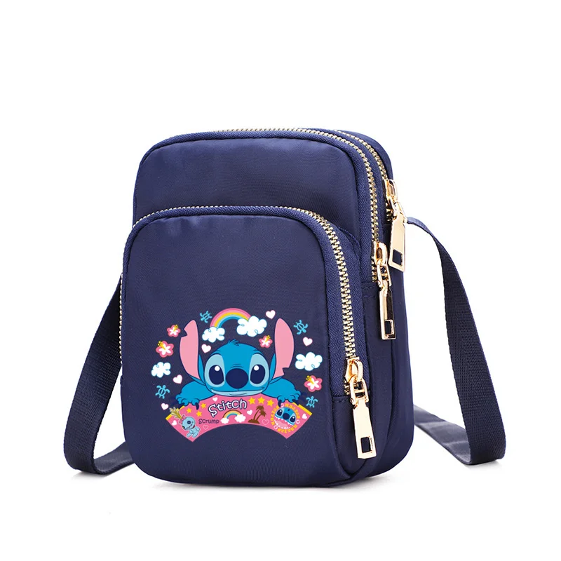 Disney Lilo Stitch Cartoon Women's Crossbody Bag 2024 Summer Fashion New Trendy Women's Shoulder Bag Cute Multi-Function Bags