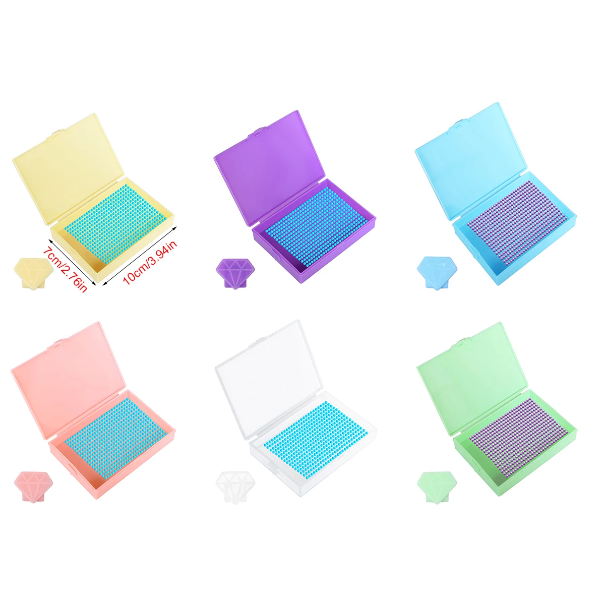 1 Set Random Color Diamond Pai - Embroidery Kit Set ulasan dan harga